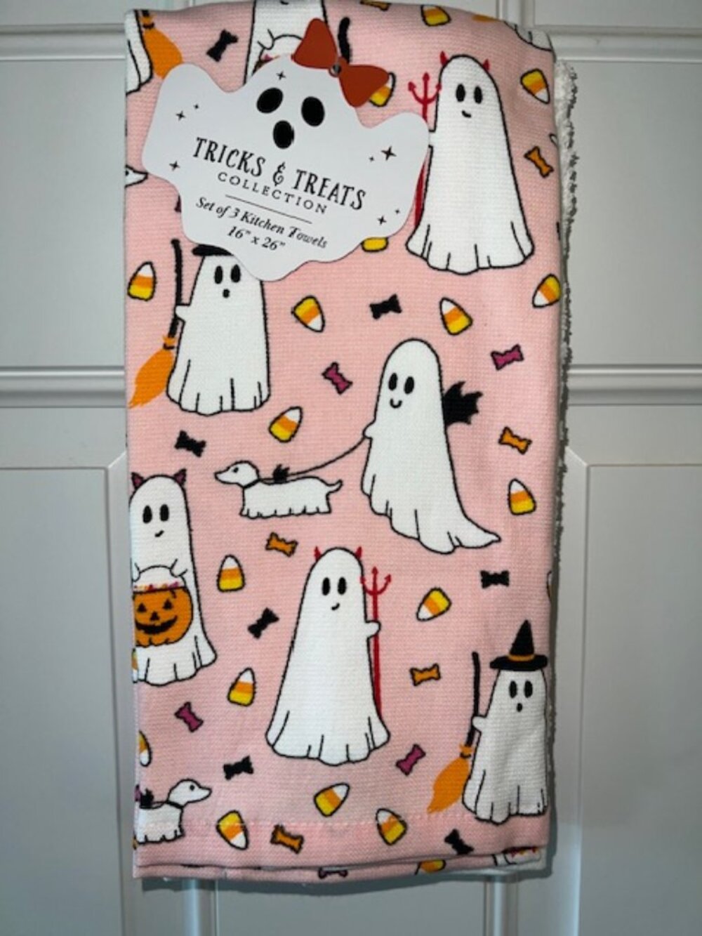 HALLOWEEN KITCHEN TOWELS SET OF 3